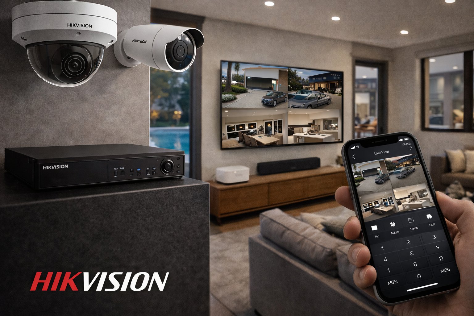 CCTV Hikvision – cámaras domo y NVR