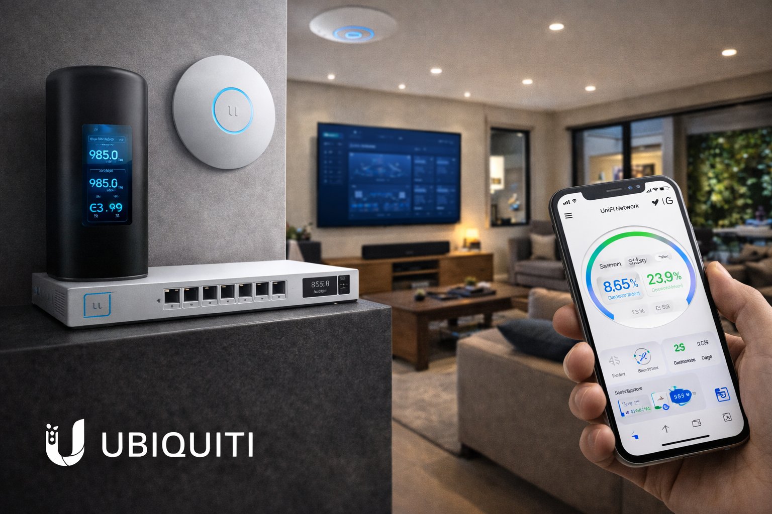 Redes Ubiquiti – UniFi access point y switch